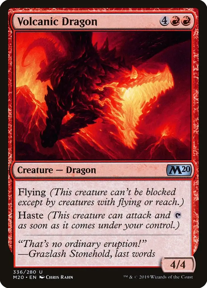 Volcanic Dragon (Core Set 2020)