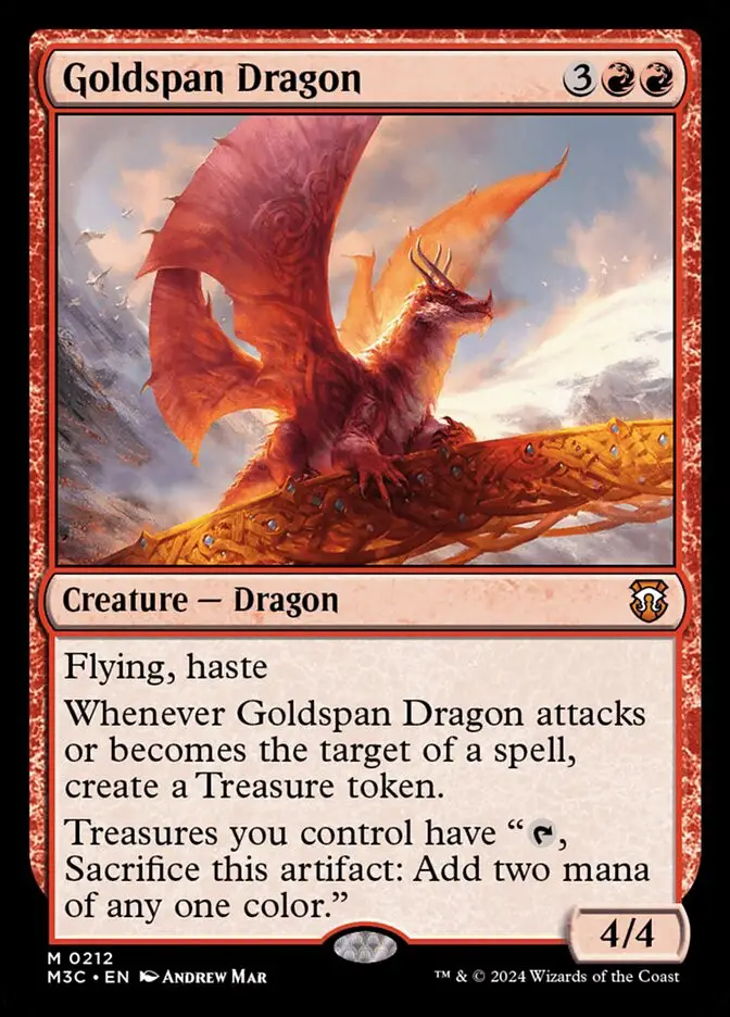 Goldspan Dragon (Modern Horizons 3 Commander)