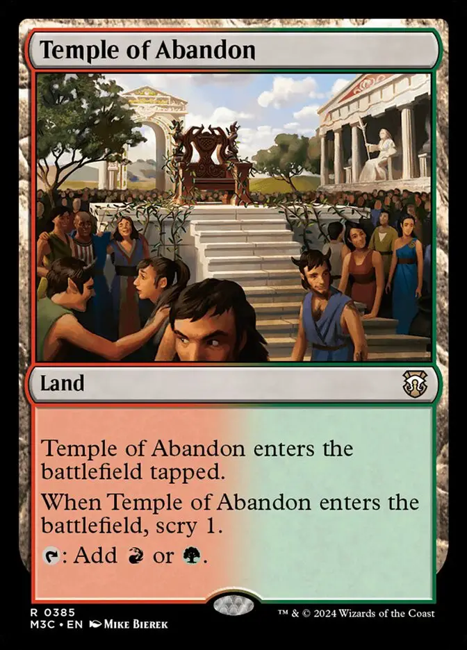 Temple of Abandon (Modern Horizons 3 Commander)