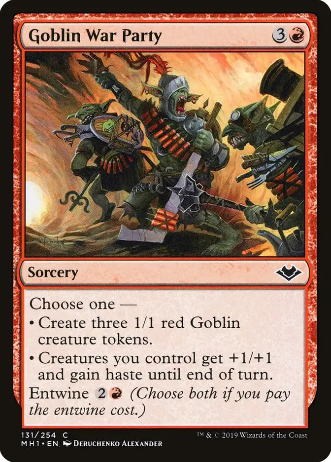 Goblin War Party (Modern Horizons)