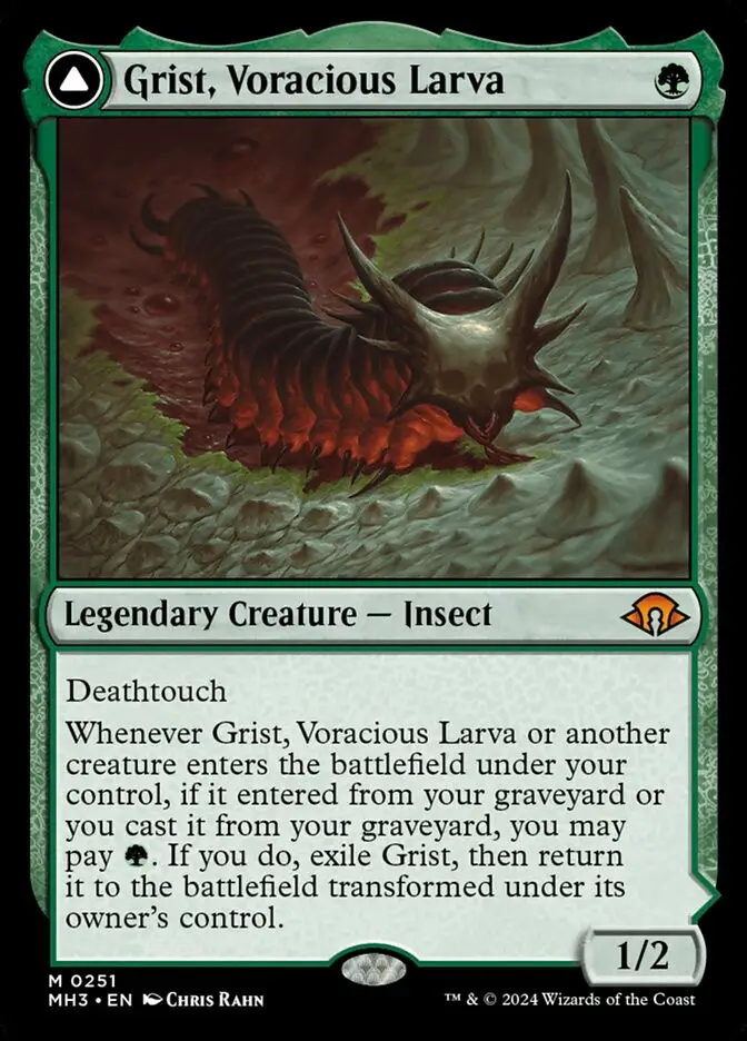 Grist  Voracious Larva    Grist  the Plague Swarm (Modern Horizons 3)