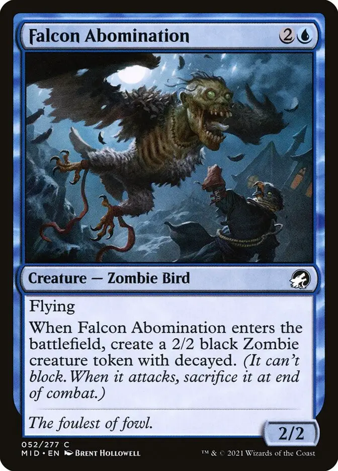 Falcon Abomination (Innistrad: Midnight Hunt)