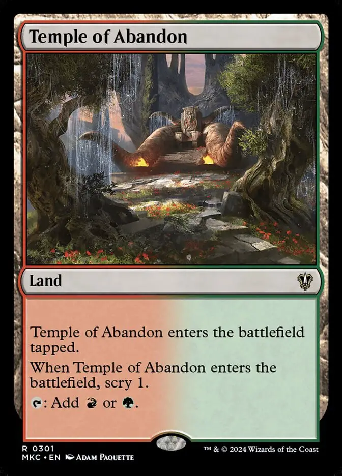 Temple of Abandon (Murders at Karlov Manor Commander)
