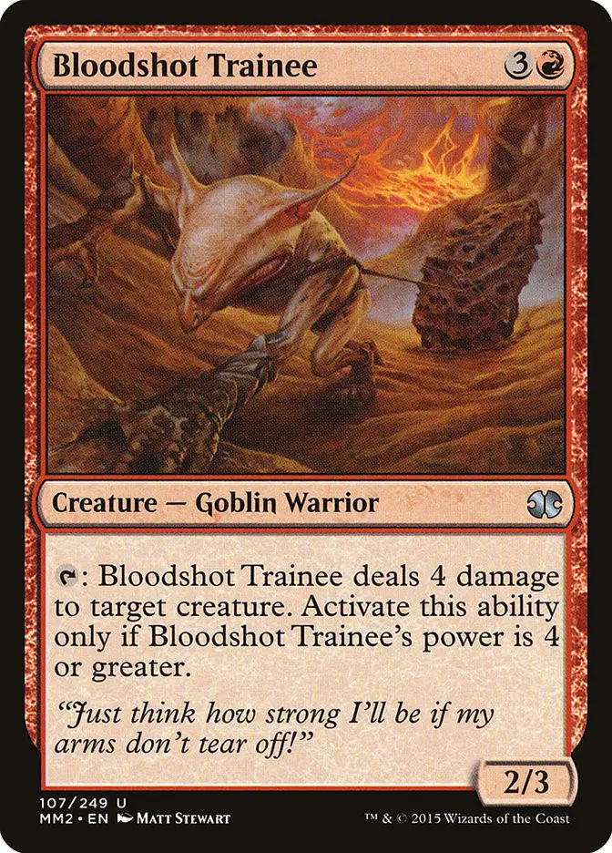 Bloodshot Trainee (Modern Masters 2015)