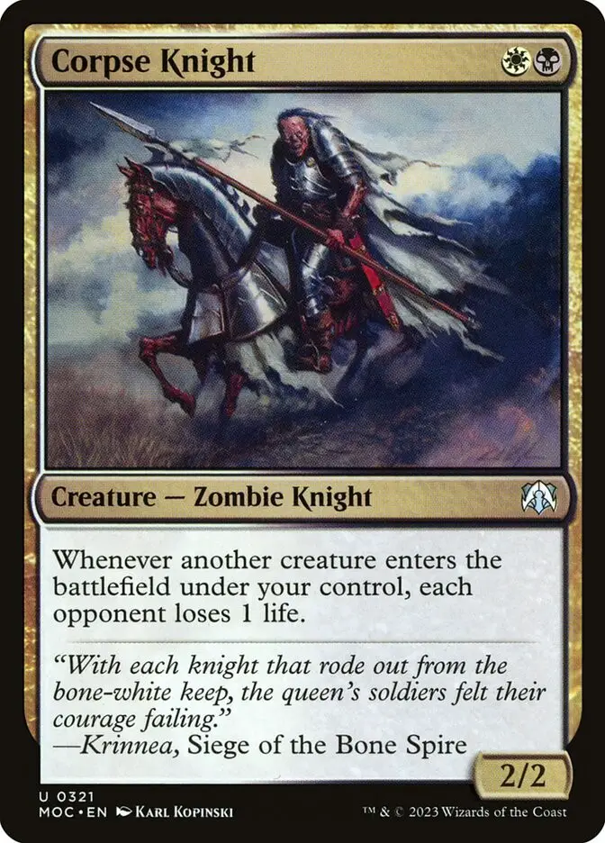 Corpse Knight (March of the Machine Commander)