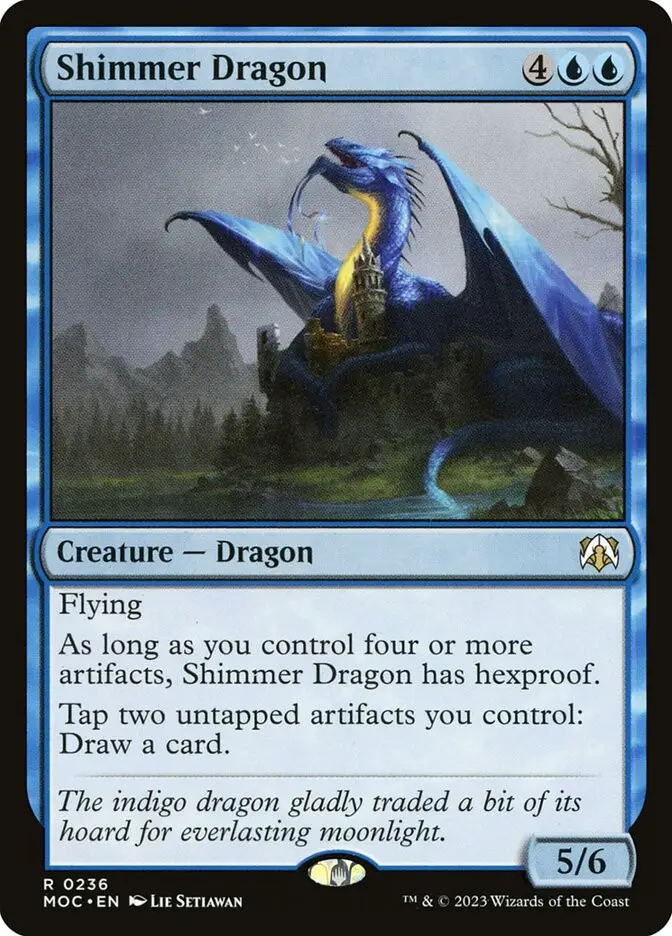 Shimmer Dragon (March of the Machine Commander)