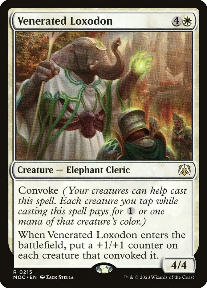 Venerated Loxodon (March of the Machine Commander)