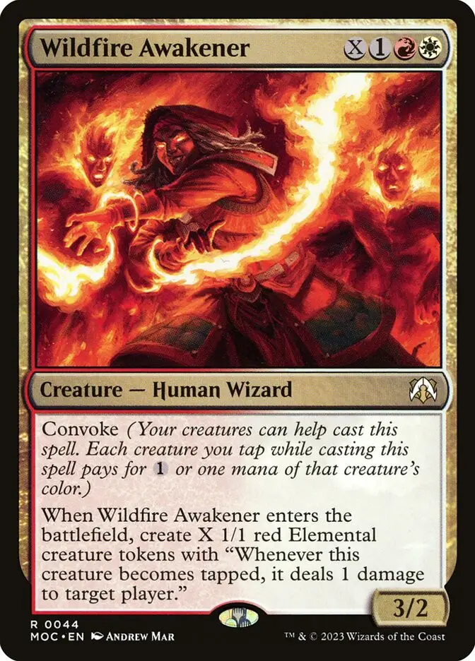 Wildfire Awakener (March of the Machine Commander)