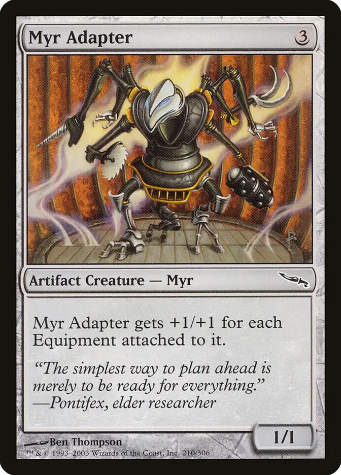 Myr Adapter • Artifact Creature — Myr (Mirrodin) - MTG Assist