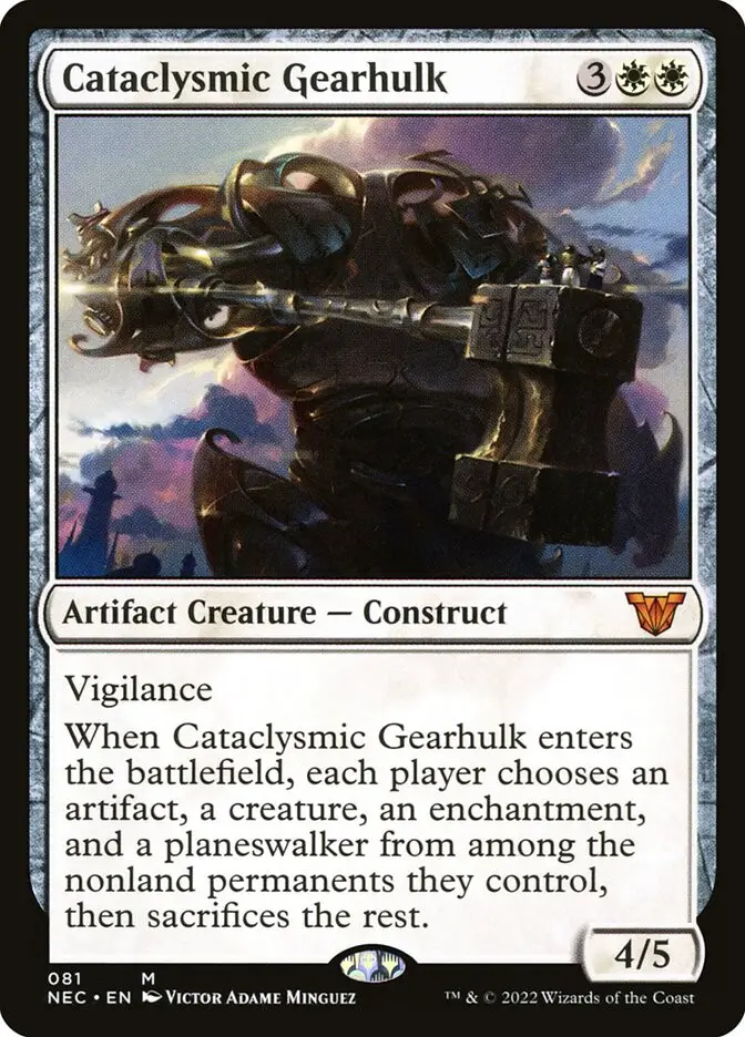 Cataclysmic Gearhulk (Neon Dynasty Commander)