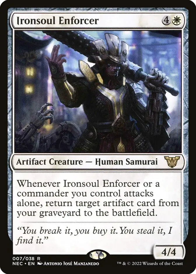 Ironsoul Enforcer (Neon Dynasty Commander)