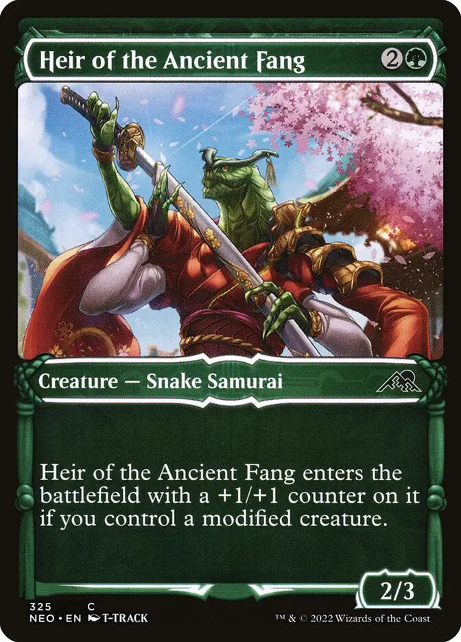 Heir of the Ancient Fang (Kamigawa: Neon Dynasty)