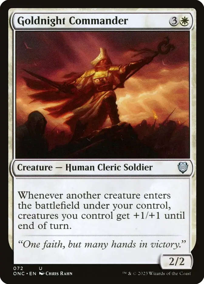 Goldnight Commander (Phyrexia: All Will Be One Commander)