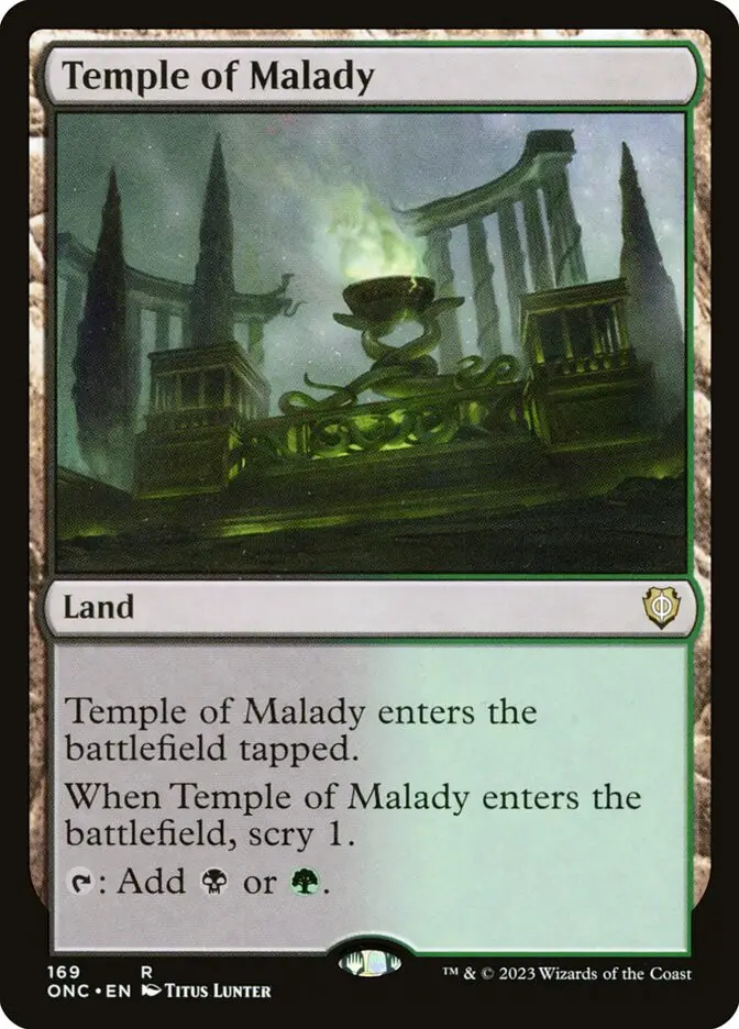 Temple of Malady (Phyrexia: All Will Be One Commander)