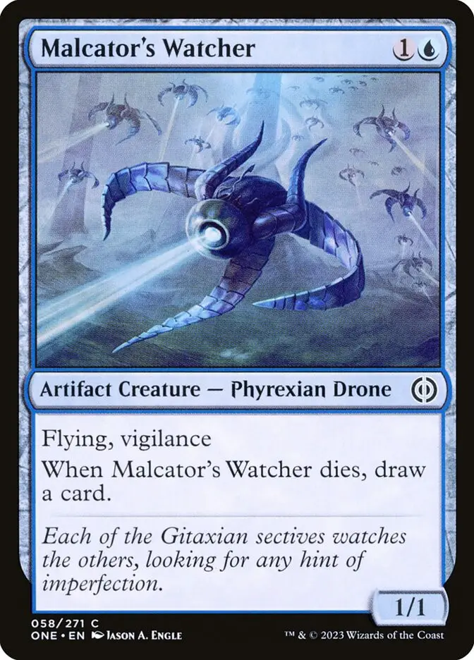 Malcator s Watcher (Phyrexia: All Will Be One)