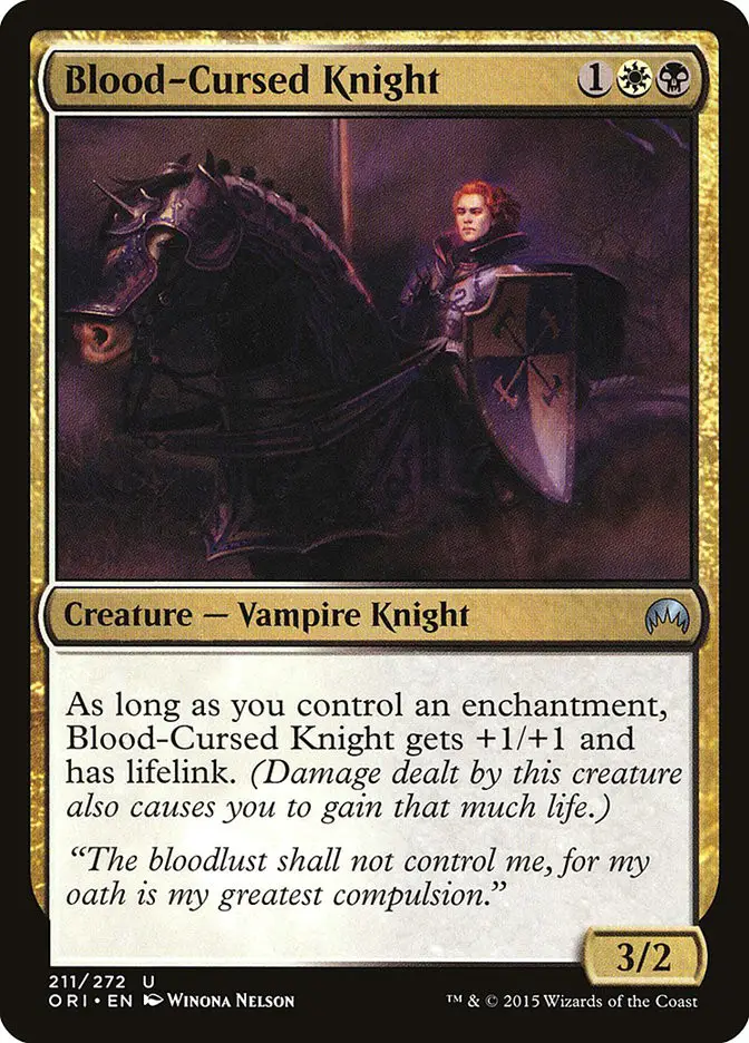 Blood Cursed Knight (Magic Origins)
