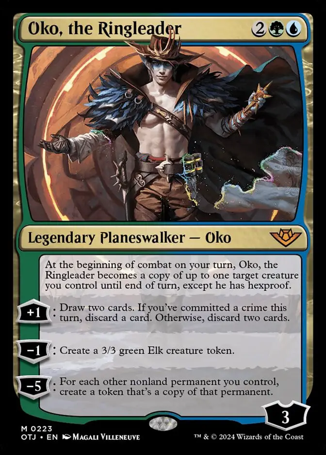 Oko, the Ringleader • Legendary Planeswalker — Oko (Outlaws of Thunder ...