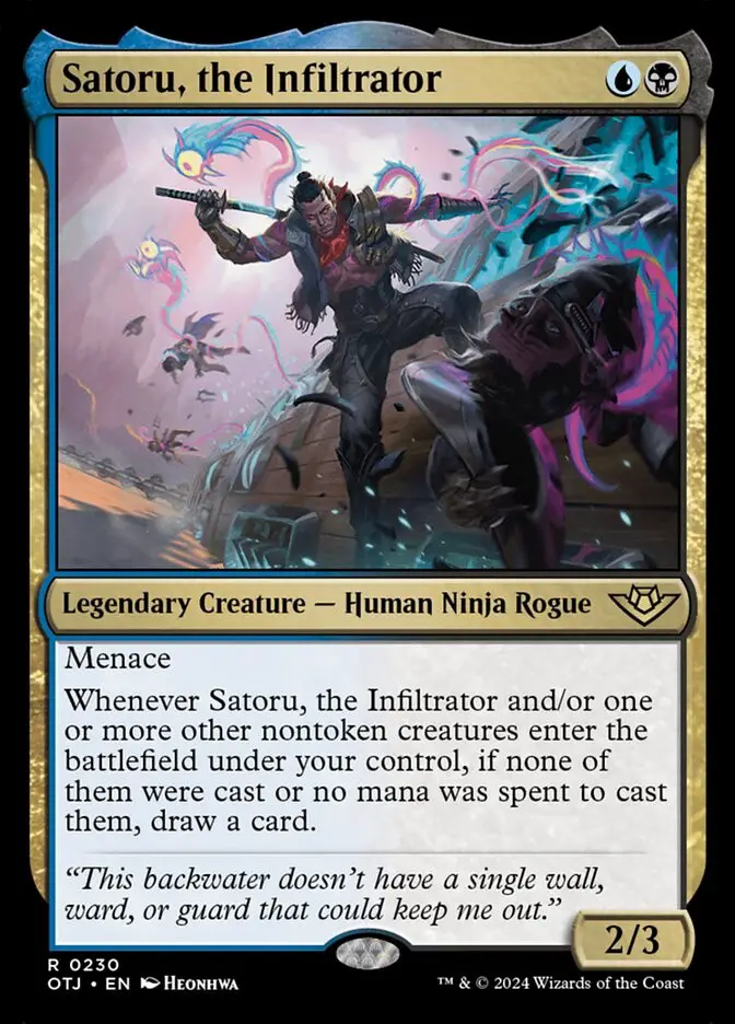 Satoru  the Infiltrator (Outlaws of Thunder Junction)