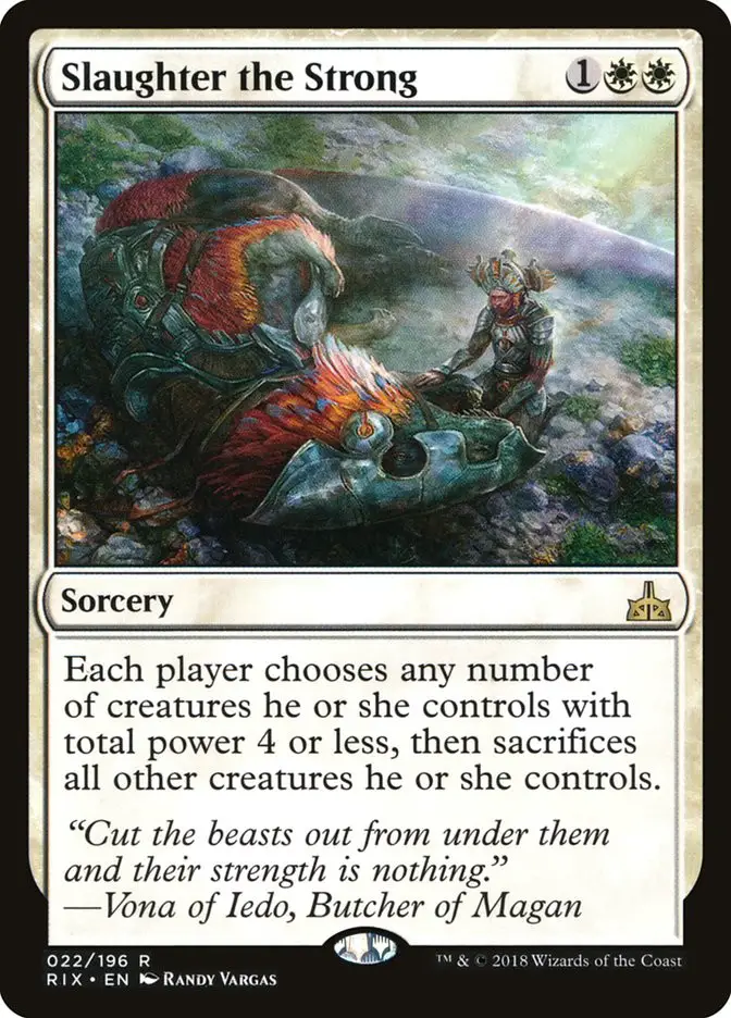 Slaughter the Strong (Rivals of Ixalan)