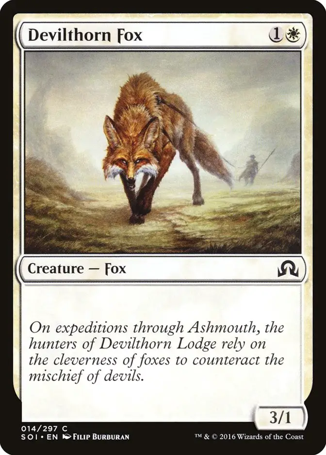 Devilthorn Fox (Shadows over Innistrad)
