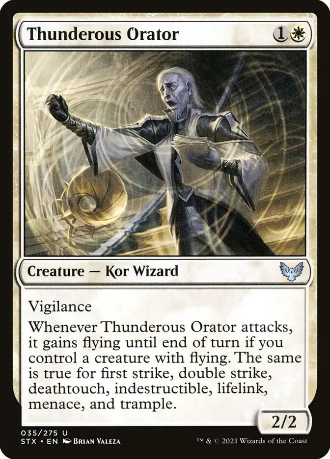 Thunderous Orator (Strixhaven: School of Mages)