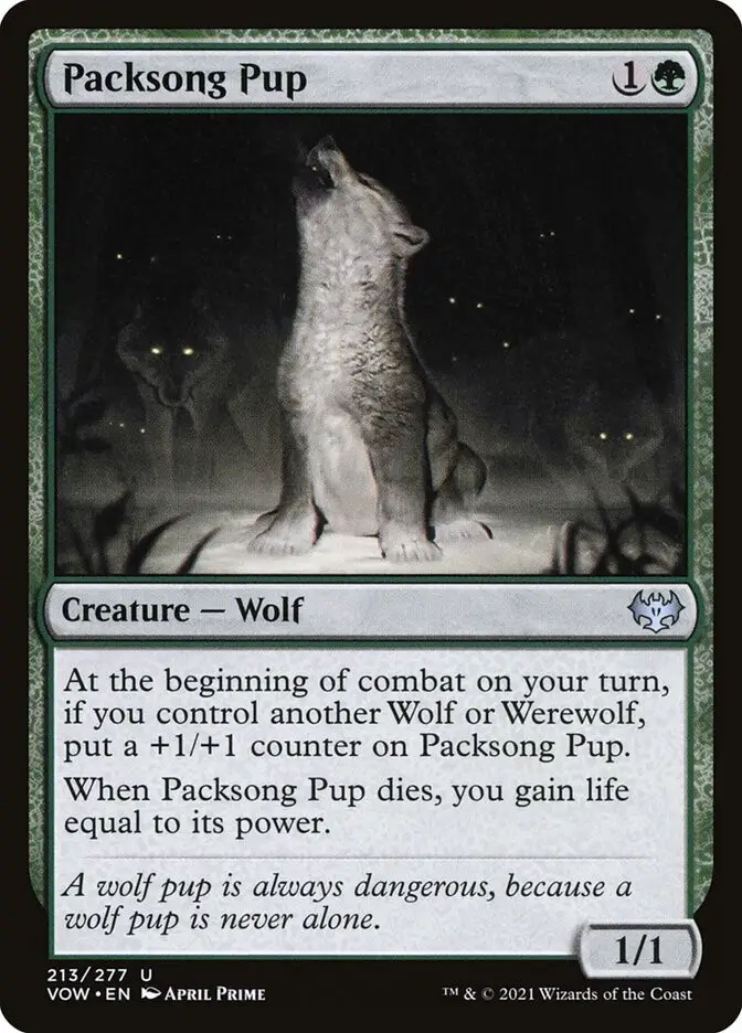 Packsong Pup (Innistrad: Crimson Vow)