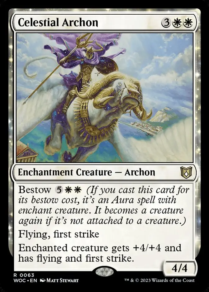 Celestial Archon (Wilds of Eldraine Commander)