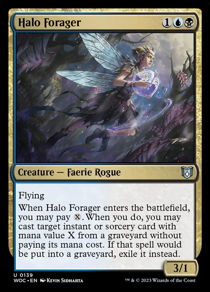 Halo Forager (Wilds of Eldraine Commander)