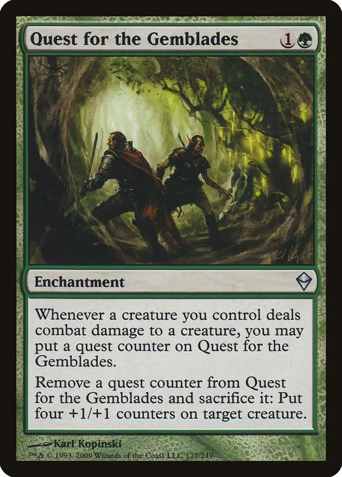 Quest for the Gemblades (Zendikar)