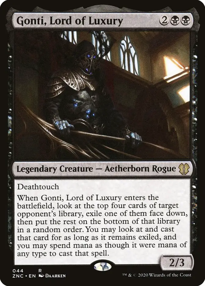 Gonti  Lord of Luxury (Zendikar Rising Commander)